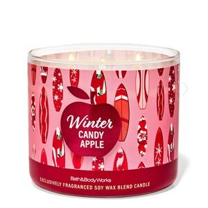 Bath & Body Works Red Holiday Candle 3- Wick Sold Out